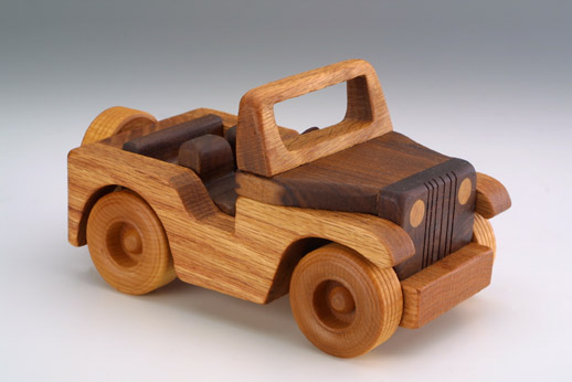 Little Wooden Jeep Toy Toys